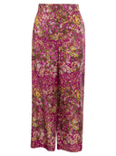 Max Mara Studio Operoso Printed Silk Trousers