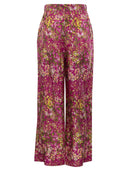 Max Mara Studio Operoso Printed Silk Trousers