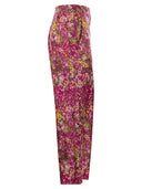 Max Mara Studio Operoso Printed Silk Trousers
