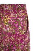 Max Mara Studio Operoso Printed Silk Trousers
