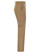 Max Mara Studio Stemma Cotton Cigarette Trousers