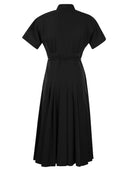 MAX MARA STUDIO ALATRI Cross Crossed Poplin Vestido