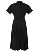 MAX MARA STUDIO ALATRI Cross Crossed Poplin Vestido