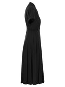 MAX MARA STUDIO ALATRI Cross Crossed Poplin Vestido