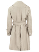 S Max Mara Vtrench Drip Proof Cotton Twill over trenchcoat