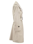 S Max Mara Vtrench Drip Proof Cotton Twill over trenchcoat