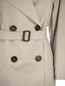 S Max Mara Vtrench Drip Proof Cotton Twill over trenchcoat