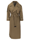 S Max Mara Utrench Anti Drip Twill Trench Coat Over