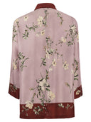 S Max Mara Fashion Patterned Silk Shirt