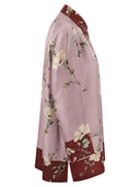 S Max Mara Fashion Patterned Silk Shirt