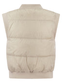 S Max Mara Asoft Drip Proof Technical Canvas Waistcoat