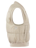S Max Mara Asoft Drip Proof Technical Canvas Waistcoat