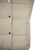 S Max Mara Asoft Drip Proof Technical Canvas Waistcoat