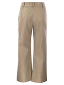 S Max Mara Soprano Slim Trousers In Coated Fabric