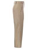 S Max Mara Soprano Slim Trousers In Coated Fabric