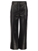 S Max Mara Soprano Slim Trousers In Coated Fabric