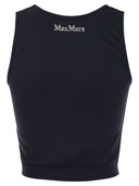 S Max Mara Fiocchi Technical Fabric Top With Logo