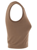 S Max Mara Top Fiocchi Beige
