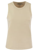 S Max Mara Cima Cotton Blend Jersey Top