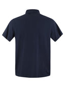 Paul & Shark Garment Dyed Pique Cotton Polo Shirt