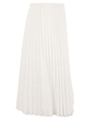 Red Valentino Pleated Taffeta Skirt
