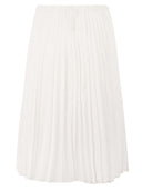 Red Valentino Pleated Taffeta Skirt