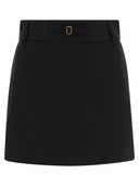 Pantaloncini di miscela di cotone rosso Valentino