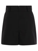 Pantaloncini di miscela di cotone rosso Valentino