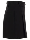 Pantaloncini di miscela di cotone rosso Valentino