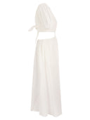 Red Valentino Cotton Dress With Ribbon