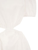 Red Valentino Cotton Dress With Ribbon