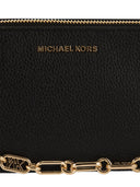 Michael Kors Jet Set Bolsa de cámara pequeña en cuero de grano con cremallera doble