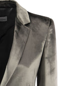 Giacca velluto a due bottone Valentino rosso