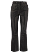 Red Valentino Lambskin Trousers