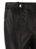 Red Valentino Lambskin Trousers