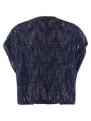 Antonelli Firenze Crew Neck Linen And Cotton Top