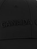Canada Goose Hat With Visor And Embroidered Logo