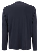 Fedeli Long Sleeved Crew Neck T Shirt