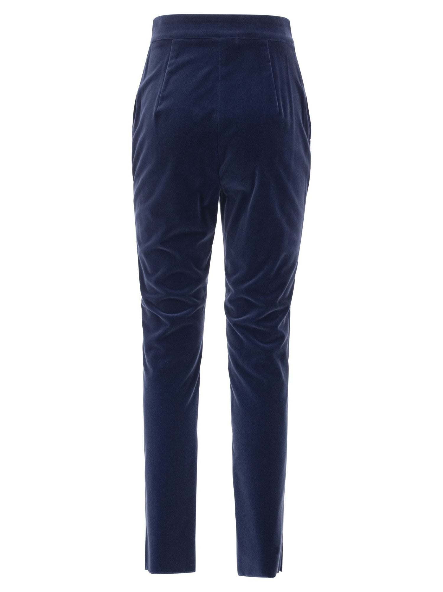 Buy EVERBELLE Navy Velvet Wide Leg Coord Trousers 14 | Trousers | Argos