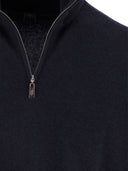 Fedeli Favonio Zip Turtleneck Sweater In Cashmere