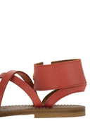 Longchamp longchamp x k.jacques sandali in pelle