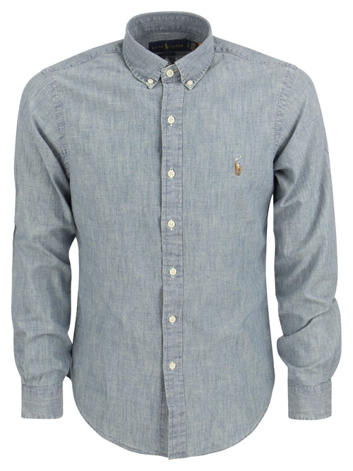 Polo Ralph Lauren Slim Fit Chambray Camisa