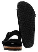 Birkenstock Arizona Suede Lamb Fur Slipper