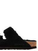 Birkenstock Arizona Suede Lamb Fur Slipper
