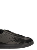 Stone Island Fabric, Suede And Rubber Trainers