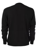 Fedeli Crew Neck Sweater In Superfine Virgin Wool