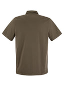 Fedeli Cotton Polo Shirt With Open Collar