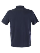 Fedeli Cotton Polo Shirt With Open Collar