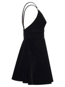 Elisabetta Franchi Mini Dress In Velvet With Cups