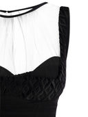 Elisabetta Franchi Red Carpet Dress With Embroidered Velvet Bodice